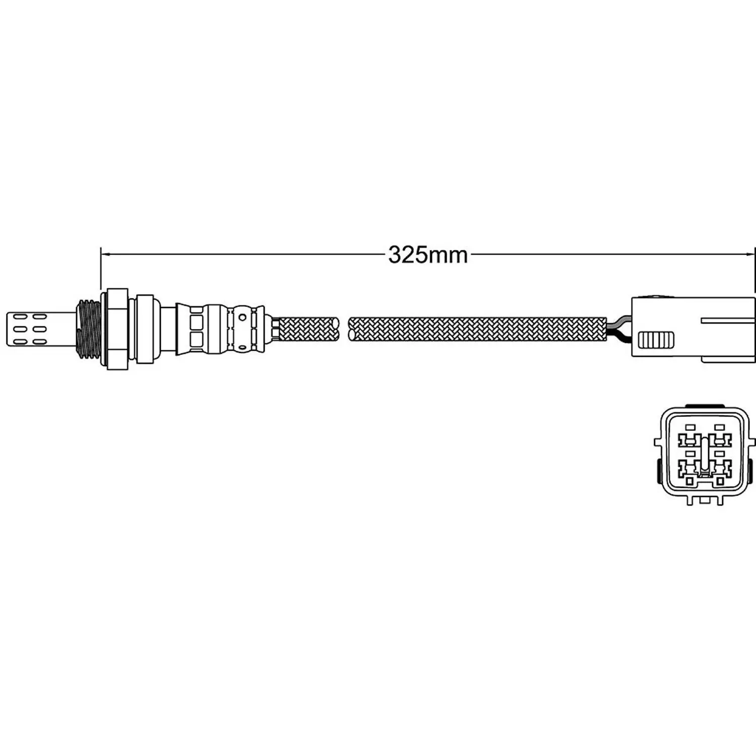 Oxygen Sensor O2 For Mazda 2 13 15 2007 Pre Cat Upstream Zy De Dy Zj Ve Zy Ve Car Parts 4222